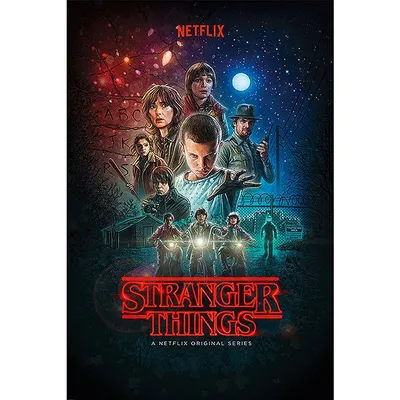 Stranger Things Poster 4er-Set Season 1 - 4 - Poster Großformat jetzt im Shop bestellen Close Up GmbH картинки