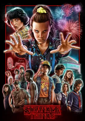 Очень странные дела - PosterSpy | Плакат Stranger Things, Очень странные дела, Очень странные дела картинки