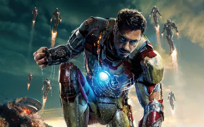 Marvel Iron Man 3 фильм еще, Железный человек 3, Железный человек, Роберт Дауни-младший, Тони Старк HD обои | Обои Блики картинки