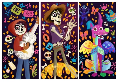 Скачать Coco Miguel Hector Dante Digital Art Wallpaper картинки