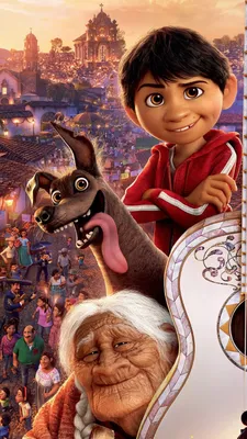 Скачать бесплатно обои ID: 399690 / Movie Coco Phone Wallpaper, Day Of The Dead, Mama Coco, Guitar, Coco (Movie), 1080x1920 скачать бесплатно картинки