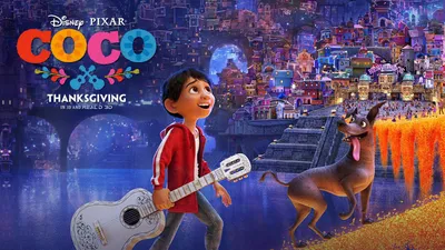 Скачать обои 3D Коко Фильм Плакат Обои картинки