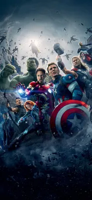 Обои Avengers: Age of Ultron, Iron Man, Captain America, Hulk, Black Widow, Hawkeye, Thor, Vision, 6k, Фильмы #15074 картинки