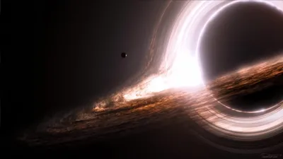 Живые обои Interstellar Gargantua Black Hole от Favorisxp картинки