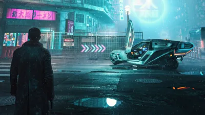 мужское черное пальто, Бегущий по лезвию, Бегущий по лезвию 2049, Райан Гослинг, фильмы HD обои | Обои Блики картинки