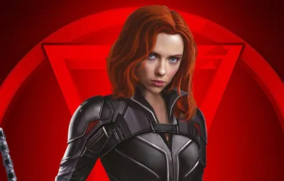 Обои взгляд, поза, макияж, Скарлетт Йоханссон, Scarlett Johansson, постер, hair, Black Widow, Черная вдова, Наташа Романофф картинки на рабочий стол, раздел фильмы - скачать картинки