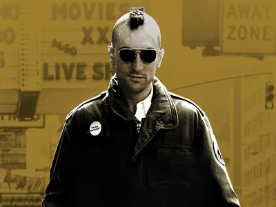 Download Wallpaper 1920x1080 taxi driver, travis bickle, robert de niro  Full HD 1080p HD Background картинки