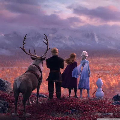 Обои для рабочего стола Frozen 2 Movie Adventure Ultra HD для 4K UHD TV: широкоэкранный \ u0026 UltraWide Desktop \ u0026 Ноутбук: мультидисплей, двойной монитор: планшет: смартфон картинки