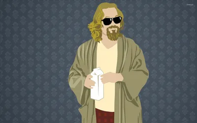 Минималистичный The Dude The Big Lebowski wallpaper | 1920x1080 | 335490 | обоиUP картинки