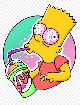 Bart Simpson Png Photo Background - Bart Simpson Drinking Squishee,  Transparent Png is pure and creative P… | Pegatinas bonitas, Bart simpson  dibujo, Dibujos trippy картинки