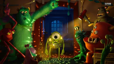 Monster University Movie Art, HD Movies, 4k Wallpapers, Images, Backgrounds, Photos and Pictures картинки