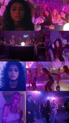 Скачать обои Euphoria Zendaya Collage картинки