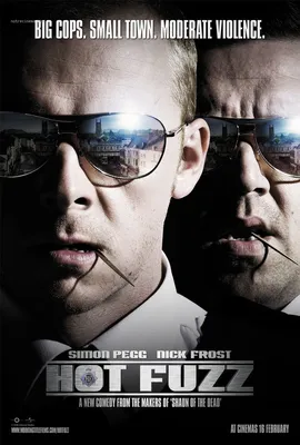 Hot Fuzz - 2007 - Оригинальный постер фильма - Искусство кино картинки