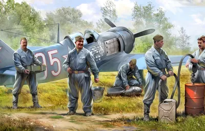 Wallpaper Soveit Ground_Crew, Go to fight some old people, Here are your  nanny's mechanics, Soviet aircraft images for desktop, section авиация -  download картинки