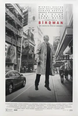 Birdman: Or (The Unexpected Virtue of Ignorance) 2014 США One Sheet Poster - Posteritati Movie Poster Gallery картинки