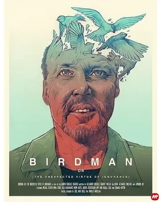 AMP - Alternative Movie Posters al Twitter: \"«Birdman or (The Unexpected Virtue of Ignorance)» AMP by Joel Amat Guell 🐦🎞 #Birdman #AlejandroGIñárritu 👏👏👏 https://t.co/o9yBfL2G6S\" / Twitter картинки