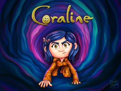 ✏️ - INK - 🎨 on Twitter: \"CORALINE Wallpaper 🖤💜 https://t.co/qANt8eFMlg\" / Twitter картинки