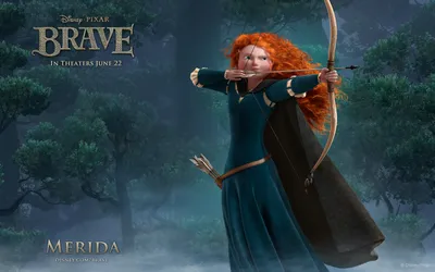 Pixar's Brave получает фантастический набор обоев для персонажей картинки