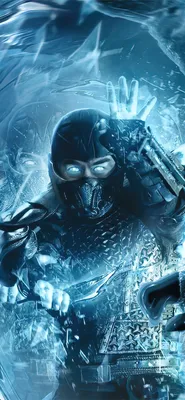 2021 Mortal Kombat Sub Zero фильм 4k iPhone 12 Обои Скачать бесплатно картинки