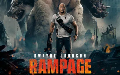 Rampage 2018 Предварительный просмотр фильма Дуэйна Джонсона | 10wallpaper.com картинки