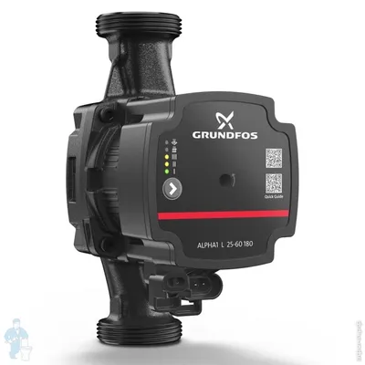 Насос циркуляционный GRUNDFOS ALPHA1 L 25-80 180, с гайками, 92542563 |  Афоня.рф, цена 22 328 руб. картинки