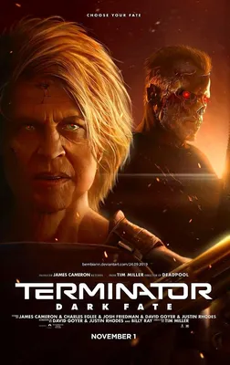 Terminator Dark Fate 2019 Film High Quality Poster Preview | 10wallpaper.com картинки