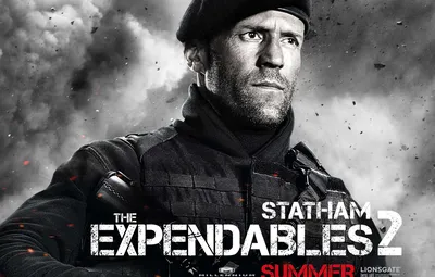 Обои Джейсон Стэтхэм, Jason Statham, The Expendables 2, Неудержимые 2, Ли Кристмас картинки на рабочий стол, раздел фильмы - скачать картинки