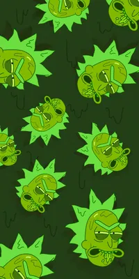 Rick and Morty Phone Wallpaper - Dope Wallpaper с Toxic Rick 🦠 картинки