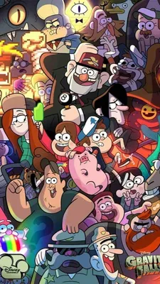 Гравити Фолз обои | Обои de desenhos animados, Wallpapers desenhos, Gravity Falls картинки