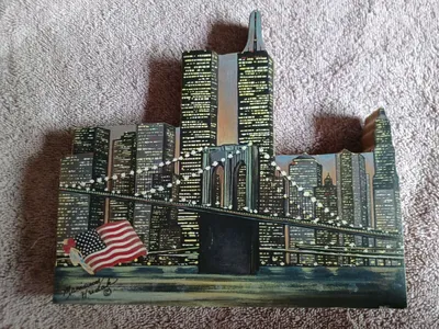 911 Twin Towers Wood Cut Shelf Sitter Марианн Худак | eBay картинки