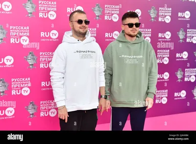 Moscow. The Galibri \u0026 Mavik group (Evgeny Trukhin and Alexander Fomenkov)  at a ceremony of delivery of the XI Russian of a musical award of RU.TV TV  channel in Crocus City Hall картинки