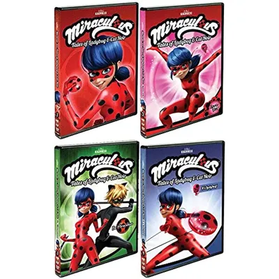 Miraculous: Tales Of Ladybug & Cat Noir - Сборник DVD-сериалов - 26 серий + бонусные функции - Walmart.com картинки