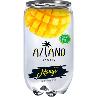 Напиток газированный Aziano Mango 350мл: купить по выгодной цене в  интернет-магазине Meloman | Нур-Султан (Астана), Алматы, Казахстан картинки