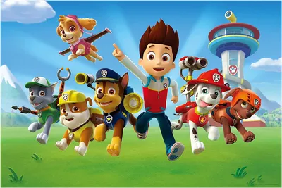 Paw Patrol Code Paw Non-Woven Wallpaper : Amazon.de: DIY \ u0026 Tools картинки