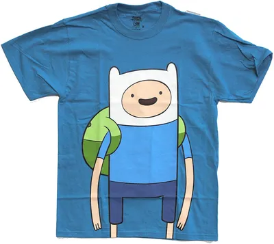 Большая мужская футболка Adventure Time Finn — Walmart.com картинки