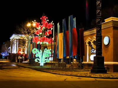 Фото Boulevard of Peace at night, Karaganda / Бульвар Мира ночью, г.  Караганда в городе Караганда картинки