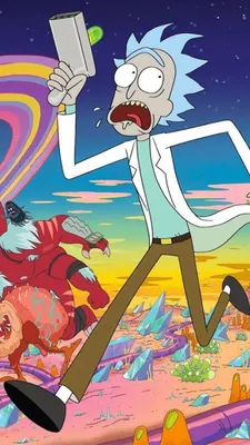 Rick and Morty Mobile Phone Wallpaper | ID: 56641 ... | Rick and morty  poster, Rick and morty tattoo, Rick and morty image картинки