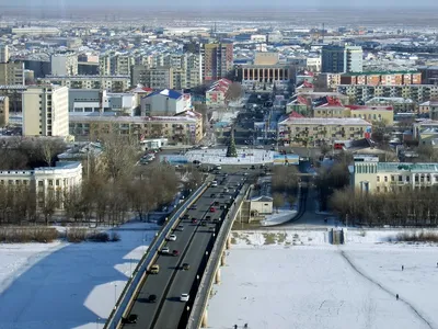 Building Of The Railway Station Is In City Atyrau. Kazakhstan Stock Photo,  Picture And Royalty Free Image. Image 24011064. картинки