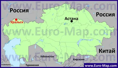 Карты Уральска | Подробная карта города Уральск с улицами и номерами домов  | Уральск на карте Казахстана картинки