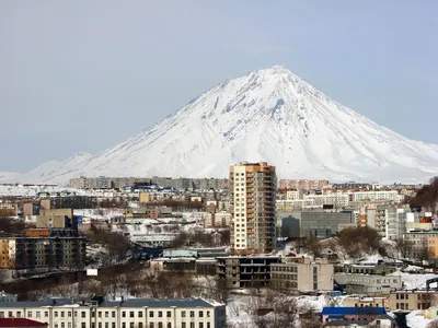 Камчатка фото: Спортивный комплекс «Авангард» и магазин «Сварог», город  Петропавловск-Камчатский, проспект Победы, 27. Автобусная остановка  «Стройгородок» - Архитектура полуострова Камчатка - Петропавловск-Камчатский,  Камчатка фотография картинки