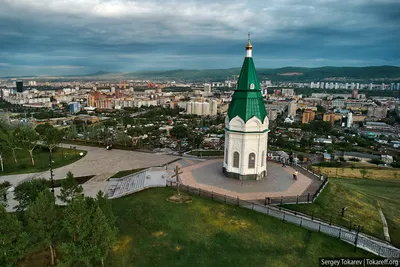 Красноярск, Покровский парк с высоты | Пикабу картинки