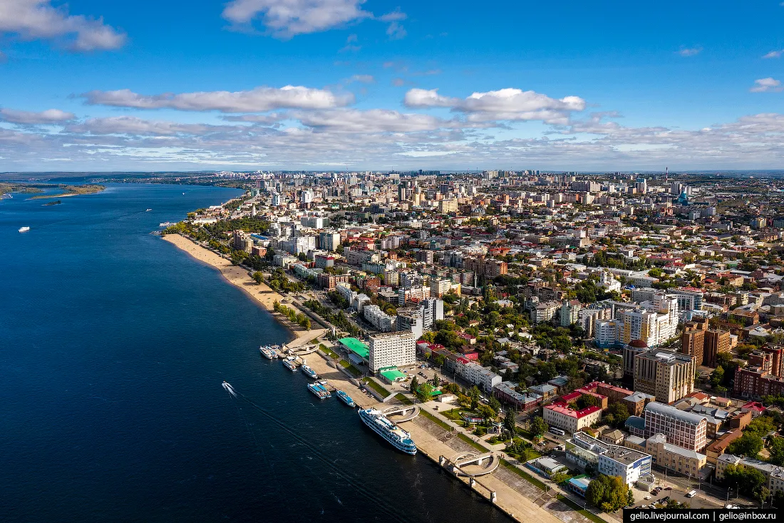 Самара картинка #263425 - Фото Самары с высоты — космический город на ...