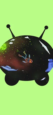 Некоторые арты Final Space, которые я сделал с Гэри и Мункейком ... iPhone Обои Скачать бесплатно картинки