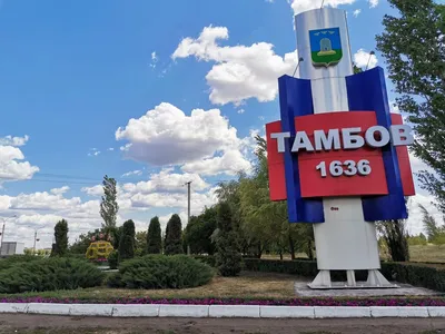 Въездная стела город Тамбов, жанровая скульптура, Тамбовская область,  Тамбовский район, Стрелецкий сельсовет — Яндекс Карты картинки