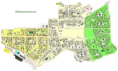 Карта Нижнекамска — Инфокарт картинки