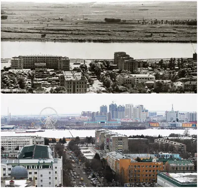 Благовещенск и Хэйхэ (Китай) в 1969-м году и в наши дни | Пикабу картинки