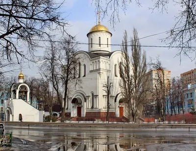 Московская область Люберецкий район Люберцы Церковь Преображения Господня  Фотография картинки