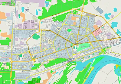 Карта Дзержинска (Россия) на русском языке, расположение на карте мира с  городами, метро, центра, районов и округов картинки