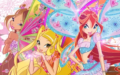 Winx Club новые яркие и красочные обои с множеством трансформаций и стилей - YouLoveIt.com картинки