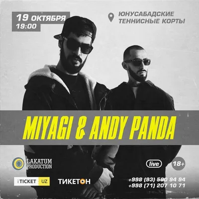 Концерт Miyagi и Andy Panda картинки